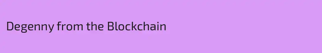 Degenny from the Blockchain